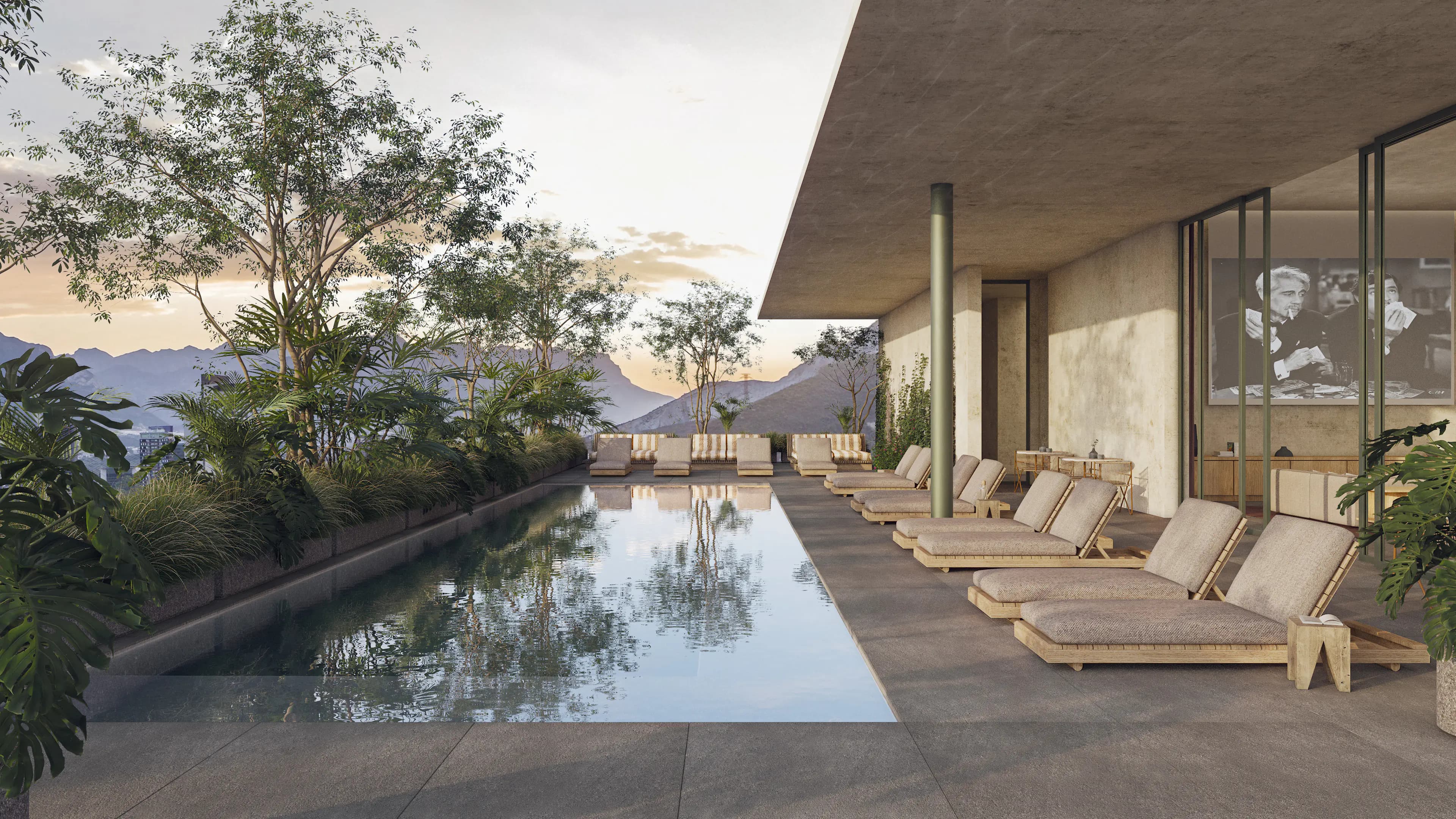Sky pool