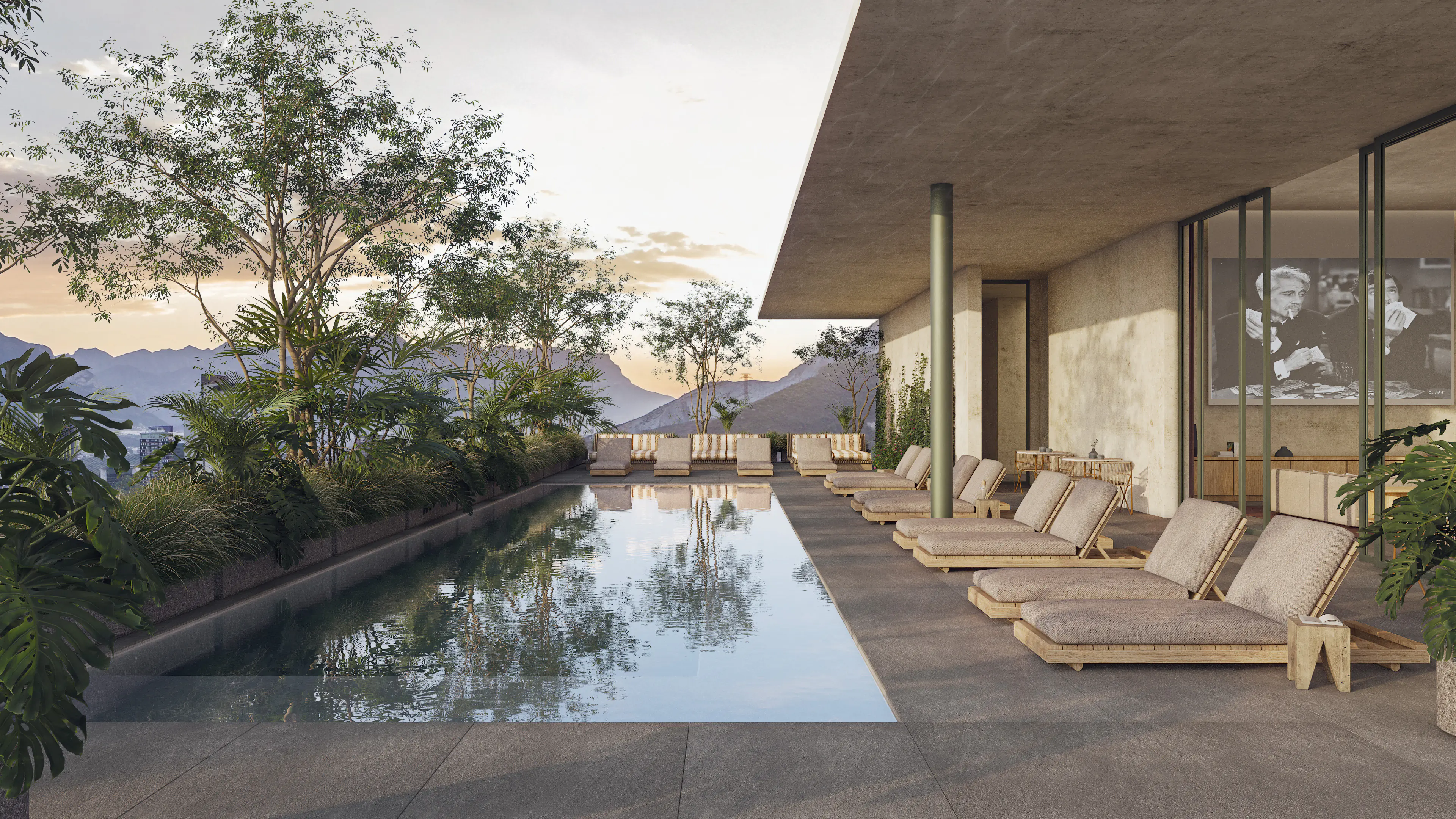 Sky pool
